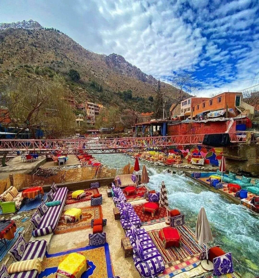 Ourika Valley river views